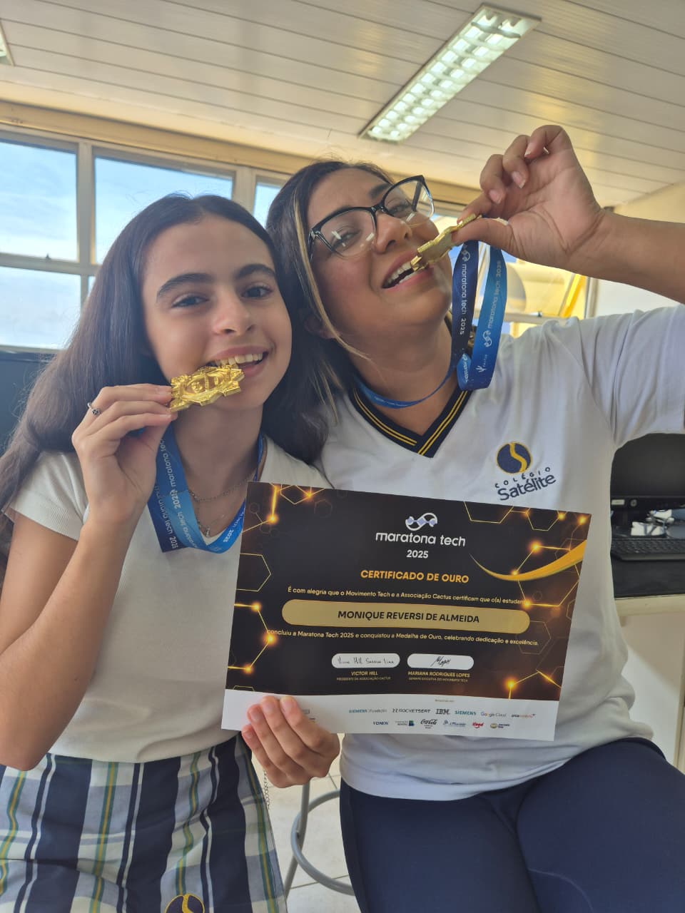 Medalha de ouro Maratona Tech